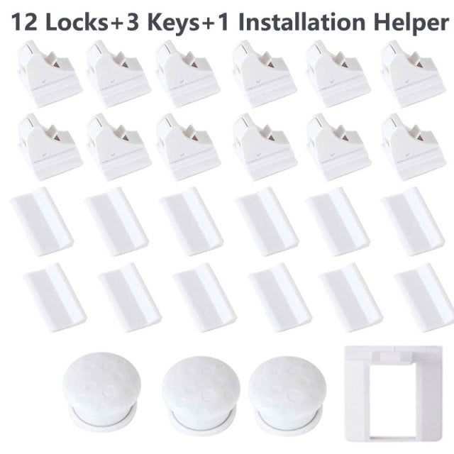 12+3 Pcs Magnetic Child Lock Children Protection