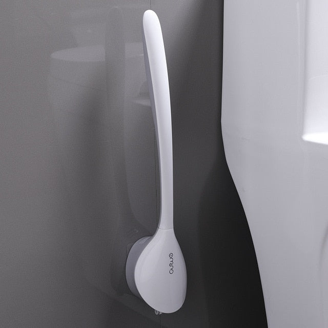 TPR silicone brush head toilet