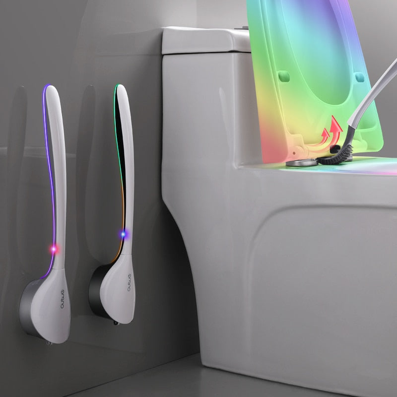 TPR silicone brush head toilet