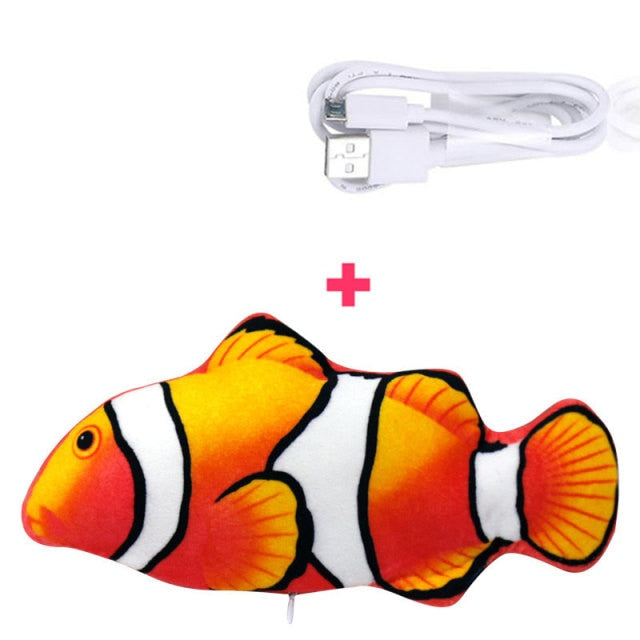 Moving Fish Electric Toy For Cat USB Toy