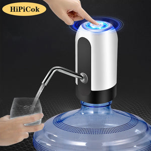 HiPiCok Water Bottle Pump USB Charging