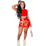 Summer Streetwear Print Skirts