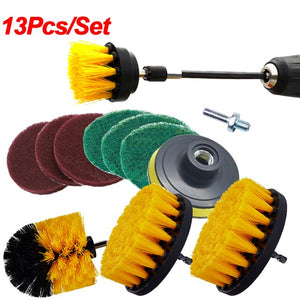 Electric Drill Brush Tub Shower Kitchen Auto Car Cleaning Tools