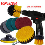 Electric Drill Brush Tub Shower Kitchen Auto Car Cleaning Tools