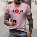 Summer New 3d Printing Men's Fashion Round Neck T-shirt Street Hip-hop Basketball Casual Breathable Sports Plus Size Shirt